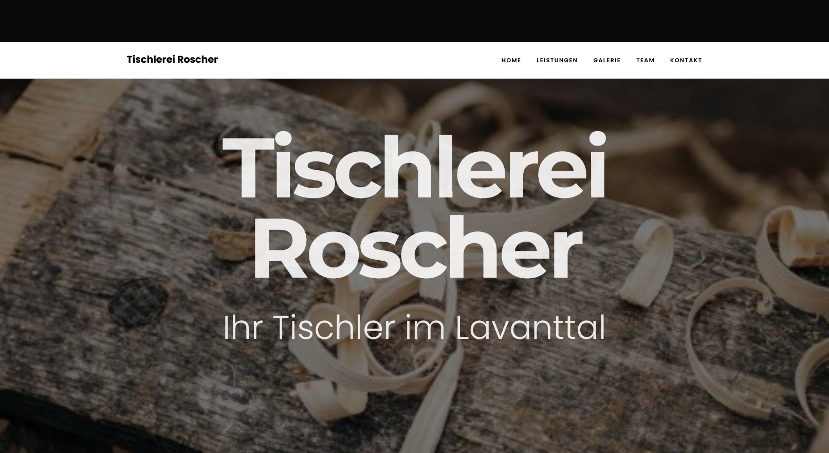 homepage tischlerei roscher