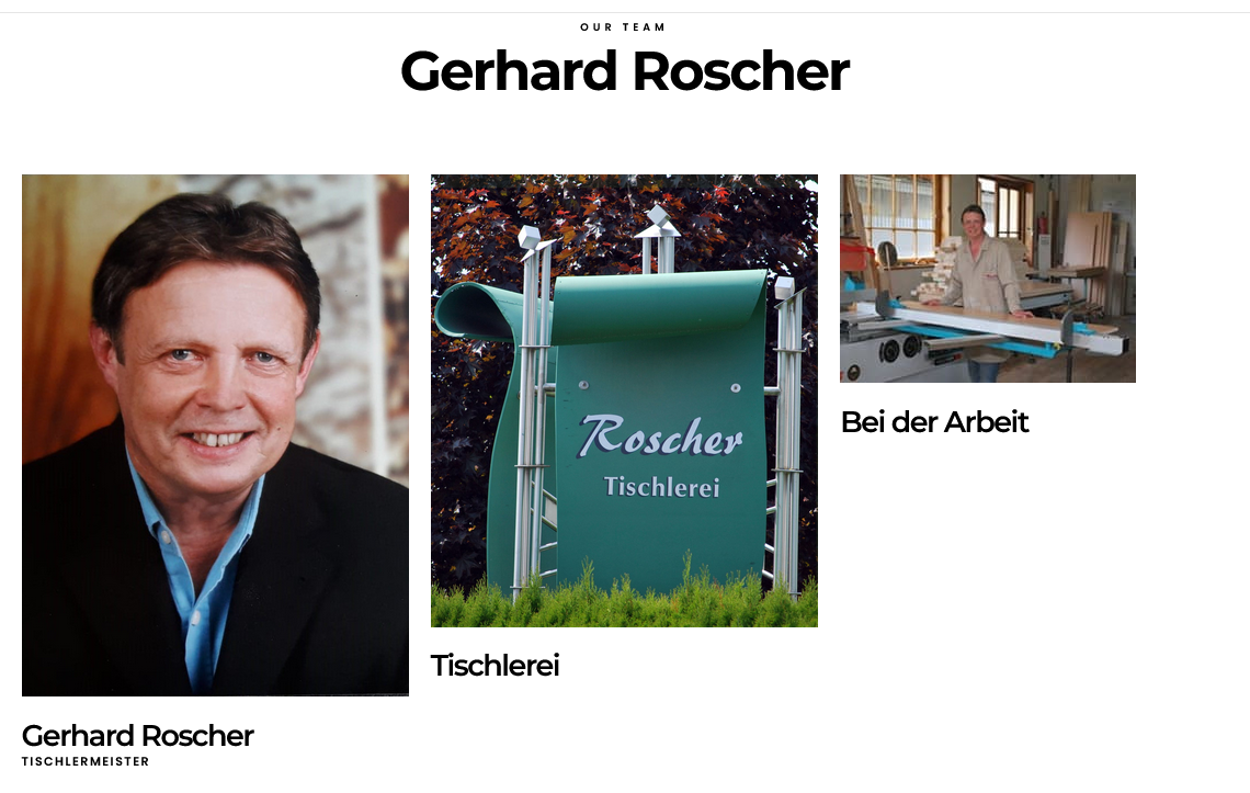 Tischlerei Roscher